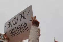 Smash the Patriarchy sign 